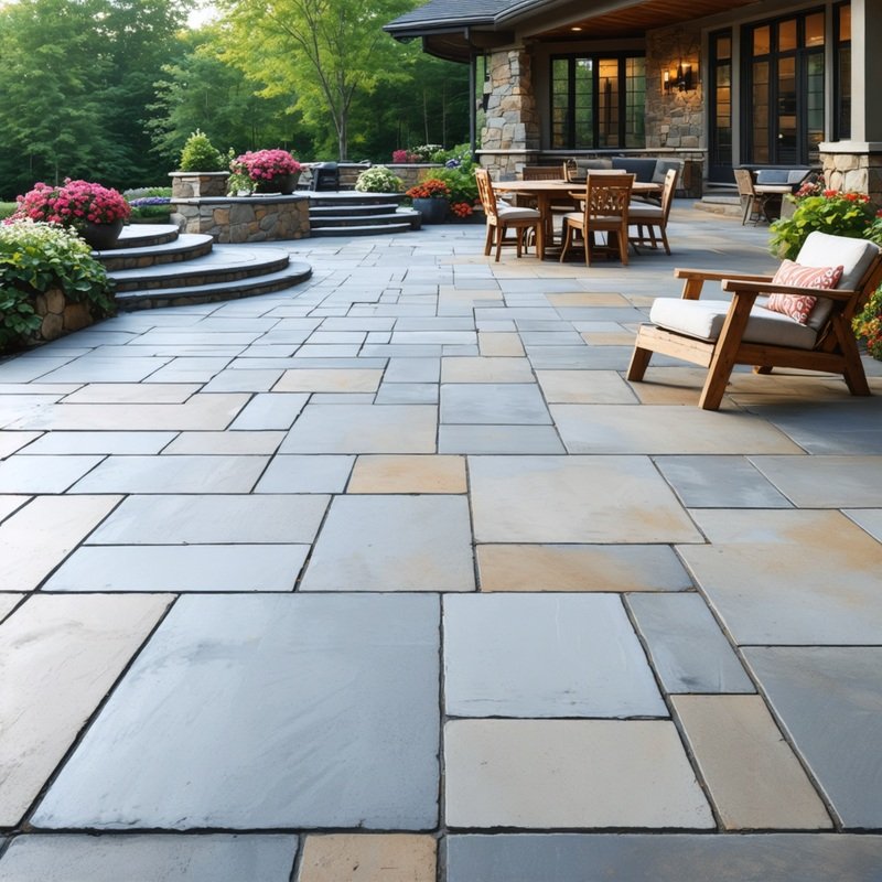 Stamped Concrete Patio in Tomball